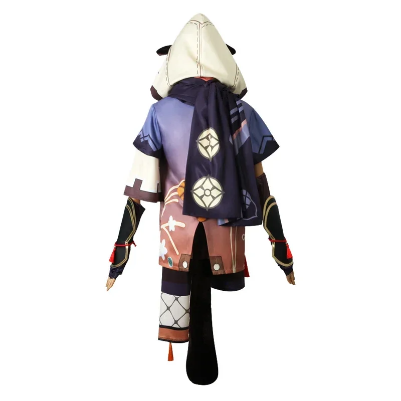 Костюм для косплея Хэллоуина геншин ударт Sayu парик из аниме одежда включая