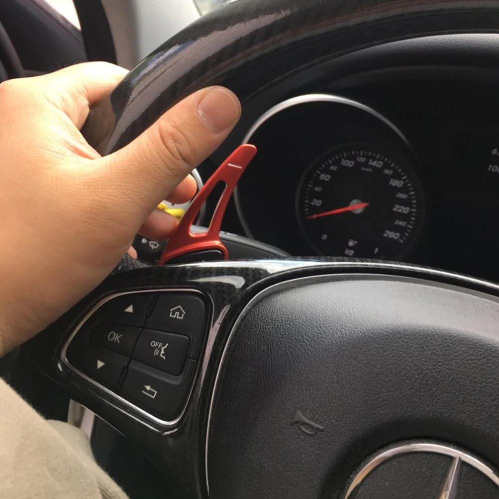 

Steering Wheel Aluminum Shift Paddle Blade For Mercedes Benz A B C E GLE Class W176 W205 W246 C117 W218