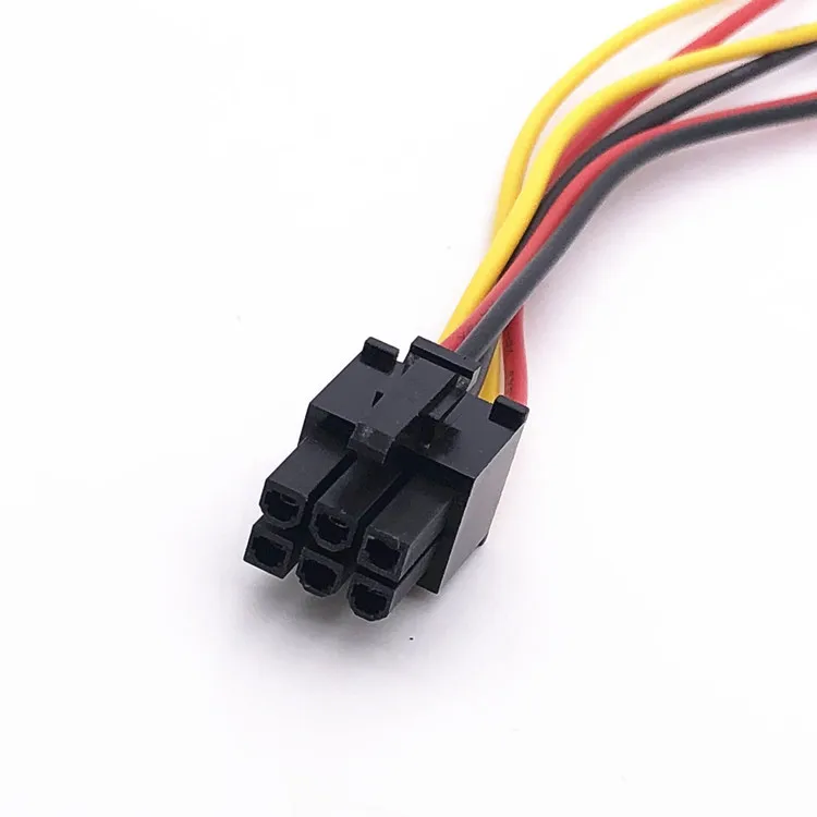 3 шт. Кабель-адаптер питания Molex с 4-контактным на 6-контактный PCI Express (PCI-e) для