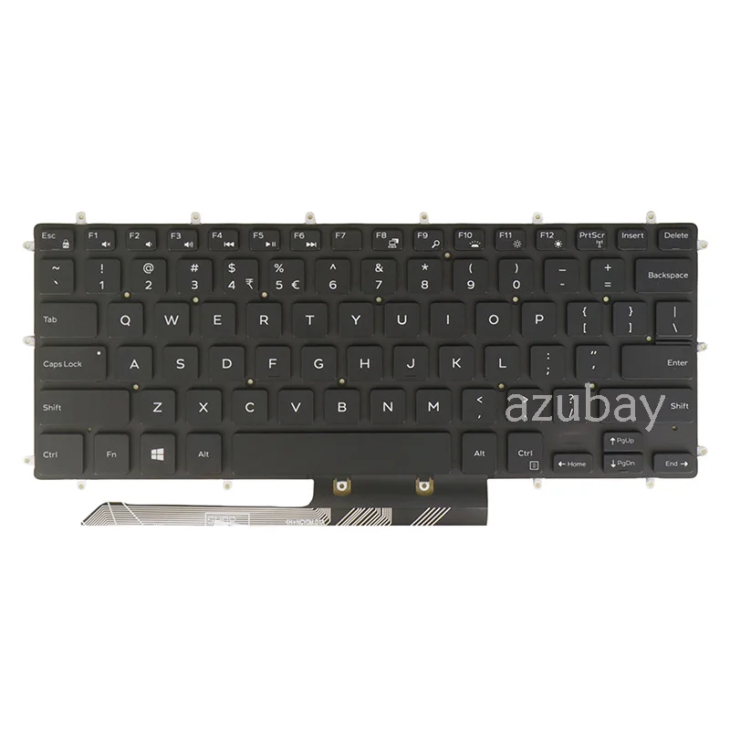 Клавиатура с подсветкой для ноутбука Dell Inspiron 5370 5379 7375 5369 7572 3480 3481 3482 3490 3493 5481 7380 7580