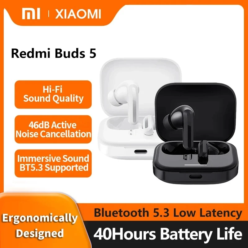 Беспроводные наушники Xiaomi Redmi Buds Bluetooth 5.3 с активным ...
