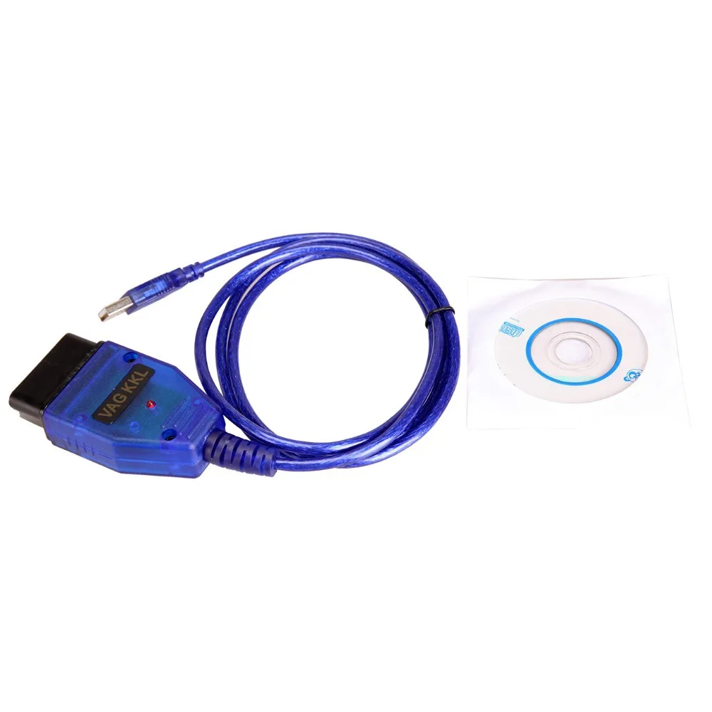 Obd2 Ii Obd Usb-кабель Kkl Vag-com 409 1 диагностический сканер для Vw/audi/seat Vcds автомобильный