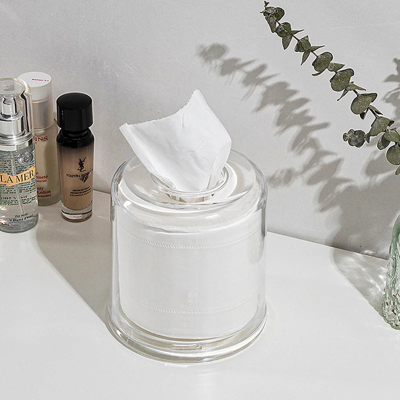 

Прозрачная акриловая коробка для салфеток, стандартная коробка для хранения, держатель для туалетной бумаги в скандинавском стиле, коробка...