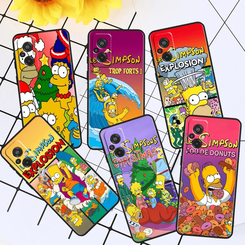 

Cartoon Simpson Family Phone Case For Xiaomi Redmi A1 12C 11A 11 10C 10 9T 9AT 9A 10A 9C 9 8A 8A 7A 7 Plus Black Cover