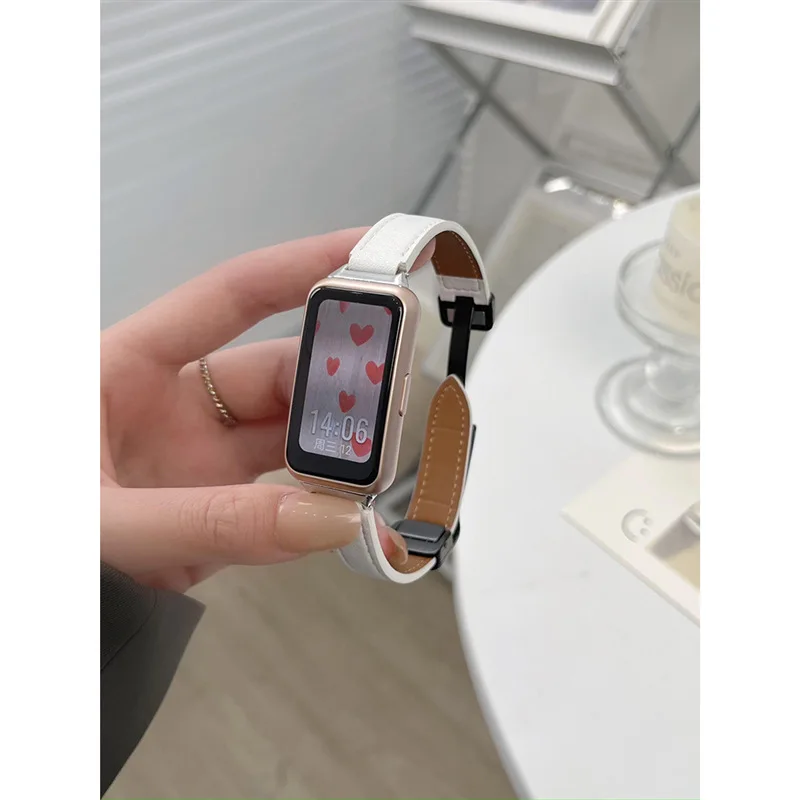 Genuine Leather Strap For Huawei band 8/7/6/6pro NFC Correa Bracelet Watchband for Honor band 6/7 strap Woman Men Belt