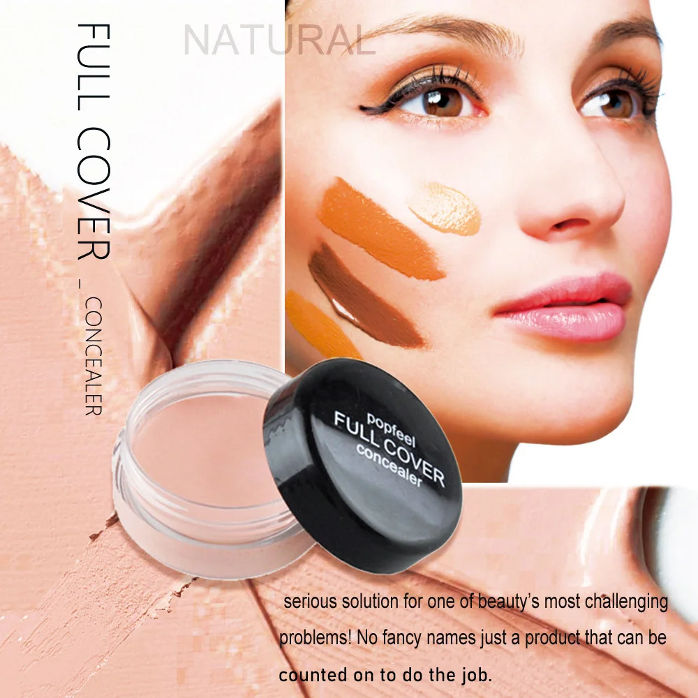

5 Color Hide Blemish Face Eye Lip Cream Concealer Makeup Foundation Professional Full Cover Contour Base Make Up Concealer Cream