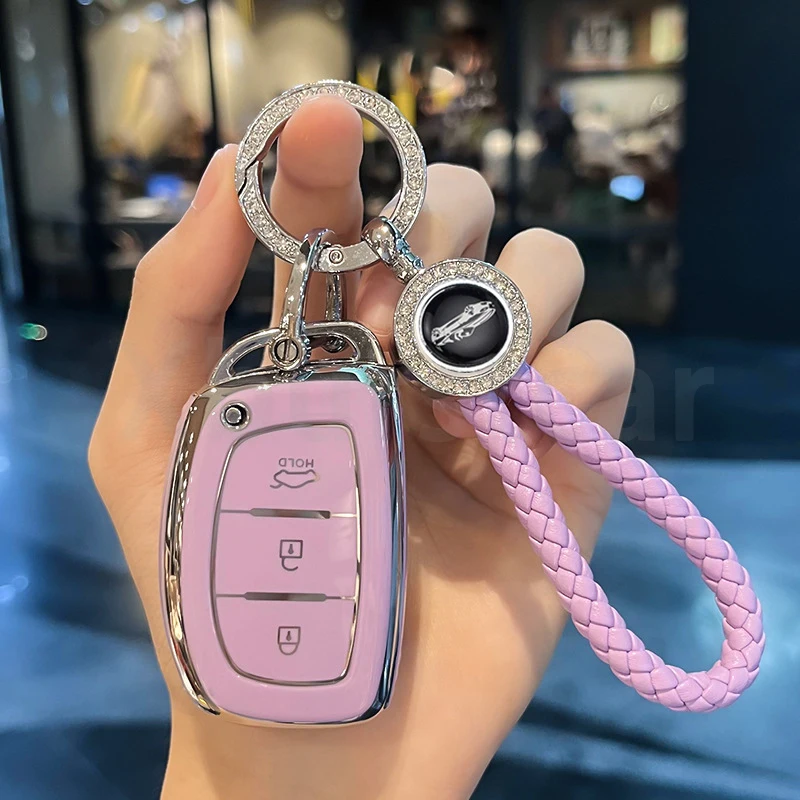 

3-кнопочный чехол для автомобильного ключа из ТПУ, чехол для смарт-пульта дистанционного управления для Hyundai ix35 i40 i20 i10 Tucson Elantra Creta Sonata Ioniq Accent Creata