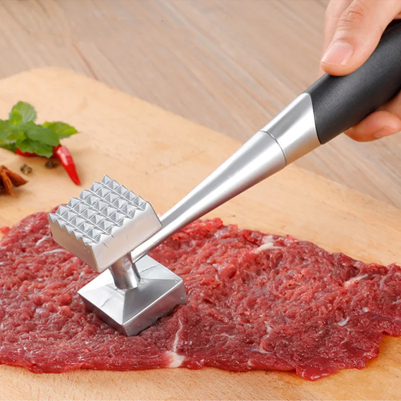 

New Stainless Steel Hammer Kitchen Tender Loose Meat Steak Professional Meat Hammer Tenderizer Cooking Tools Kitchenware