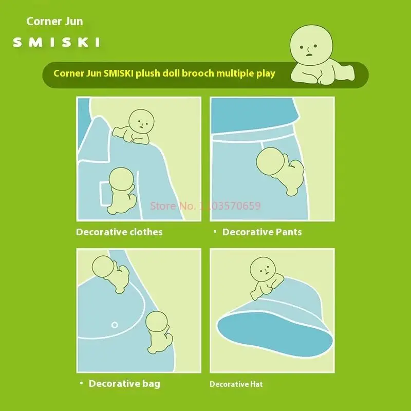 Уголок Джун SMISKI брошь фигурка одежда кулон аксессуары креативный подарок
