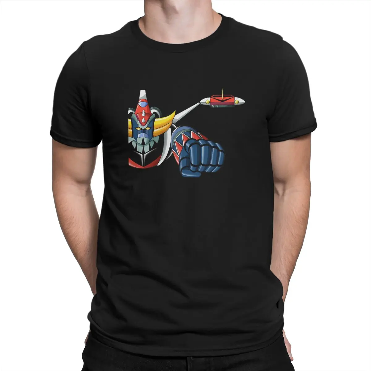 

Fly Classic UFO Robot Goldrake Grendizer Anime T Shirt Graphic Crewneck TShirt Harajuku Clothing