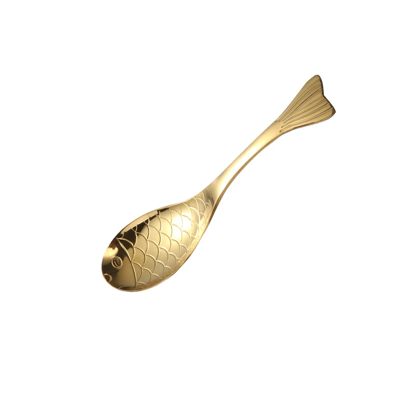 

304 Stainless Steel Creative Dinnerware Sets Children's Eating Student Spoon Spoon Spoon Dessert Porridge Coffee Spoon Spoon