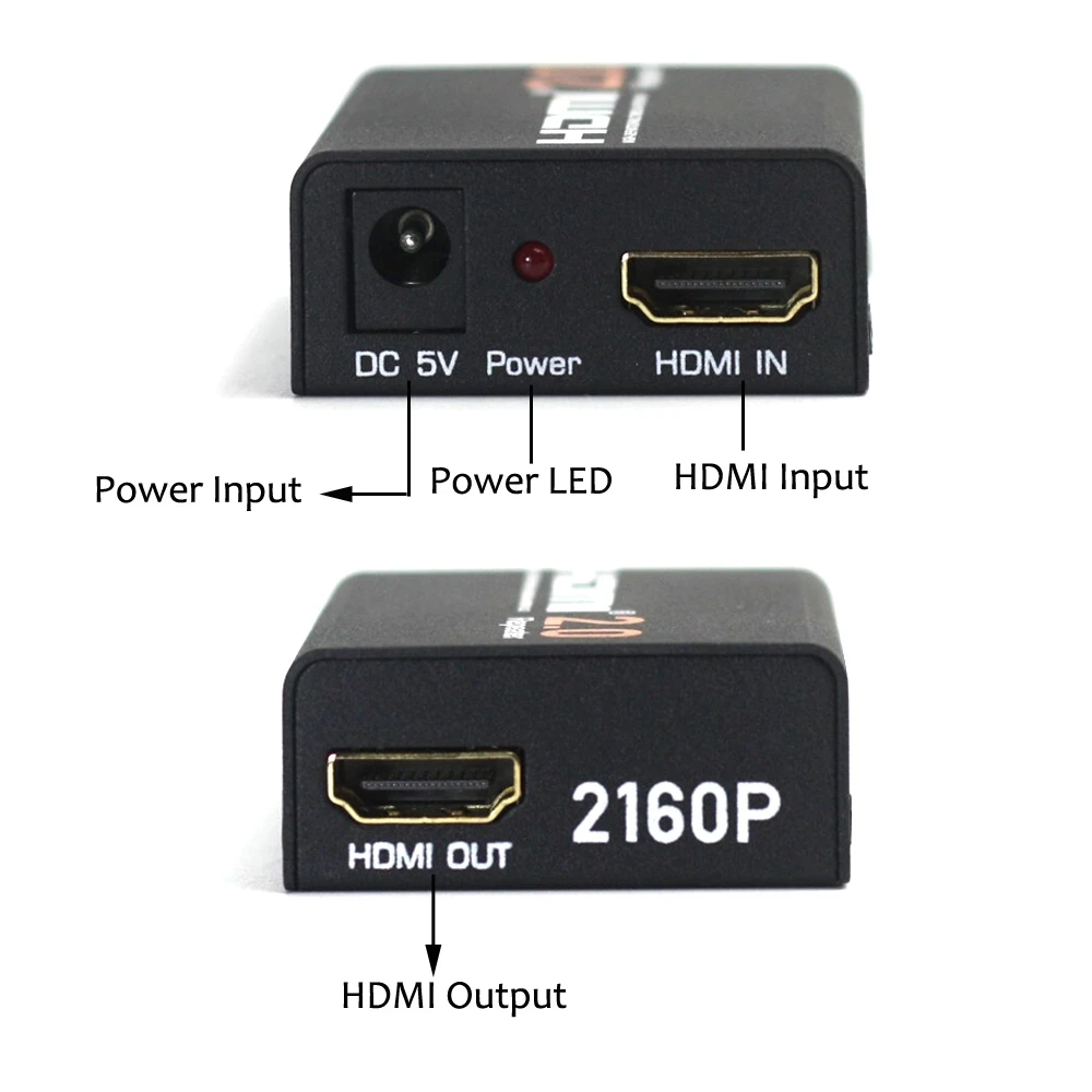 30M HDMI 2.0 Repeater Extender Transmission Support 3D Formats 2160P 4Kx2K@60HZ Signal Amplifier Repeater