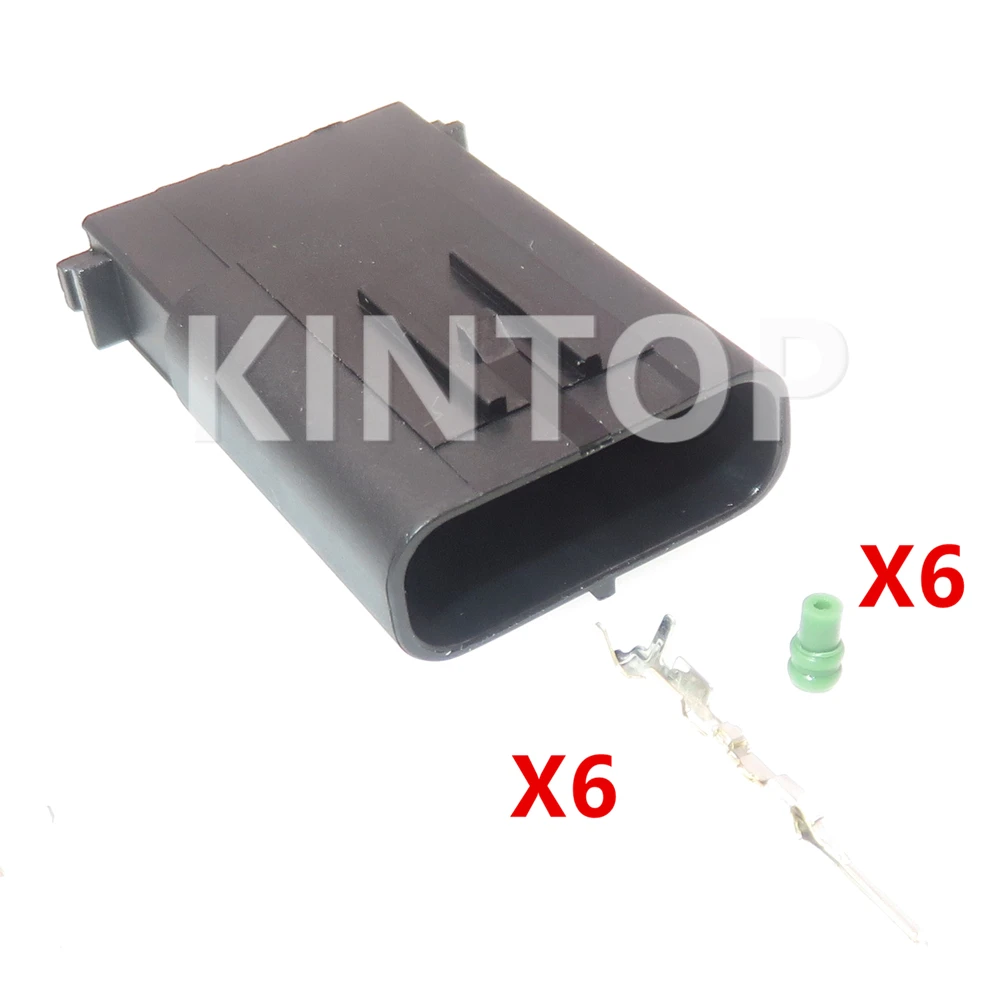 

1 компл. 6 контактов автомобильный радар заднего хода штекер гнездо кабеля гнездо с проводами 6189-7100 Авто педаль акселератора проводной разъем