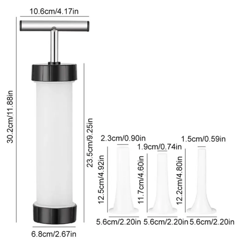 Ручная машинка для наполнения колбасы ручной шприц домашнего использования