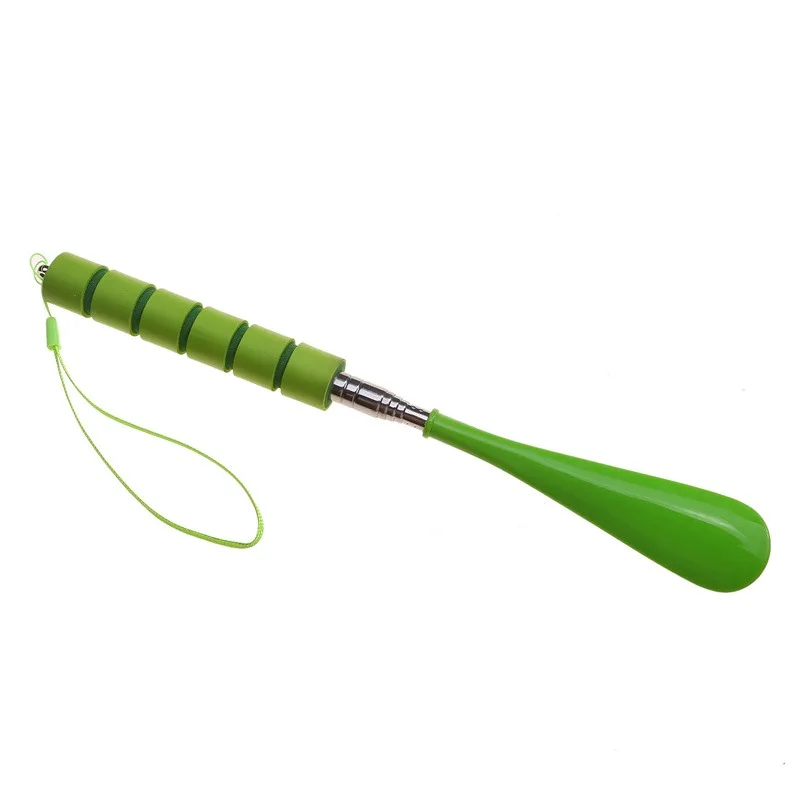 Выдвижной рожок для обуви из нержавеющей стали с длинной ручкой прочный