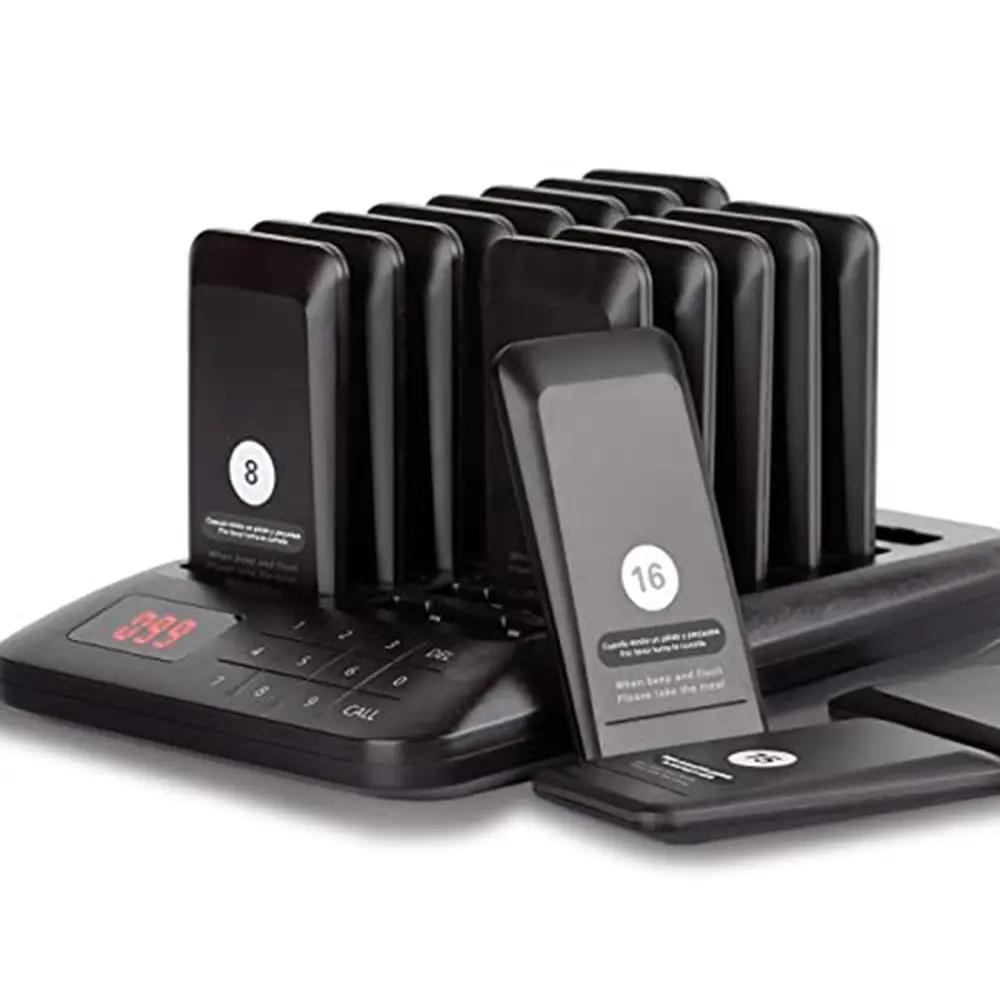 

Беспроводной пейджер для приготовления пищи в ресторане, с 16 вспышками