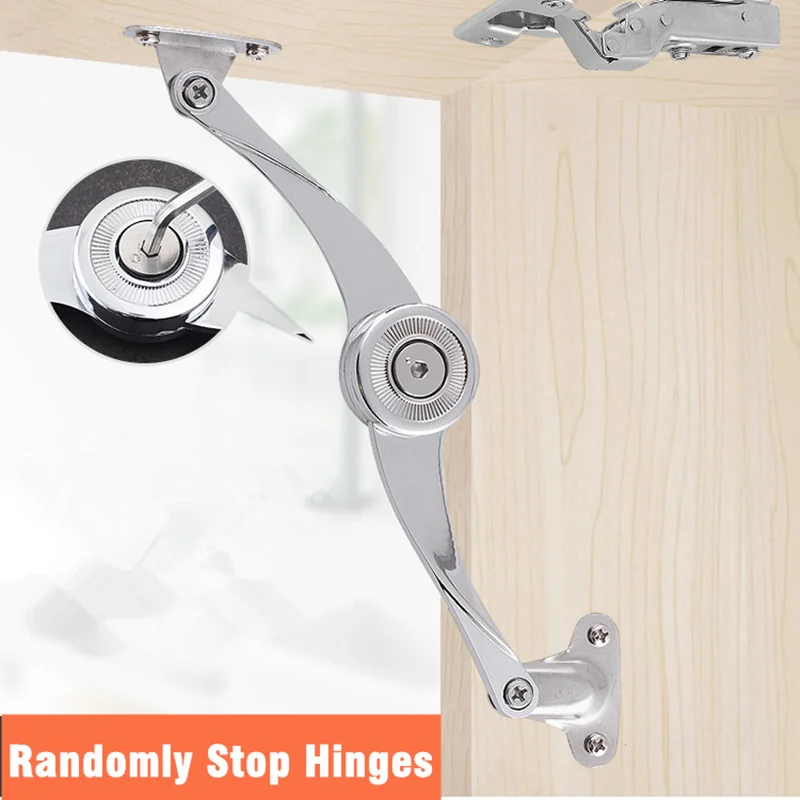 

Hydraul Hing Lid Support Hinge with Soft Close Toy Box Hinges Support Drop Lids for Cabinets Kitchen Furniture Lift Up Flap Stay