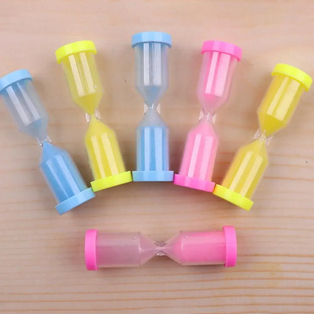 

Cognitive Smooth Multi-use Cartoon Small Sand Hourglass Kids Toy Cartoon Sand Hourglass Toy Portable