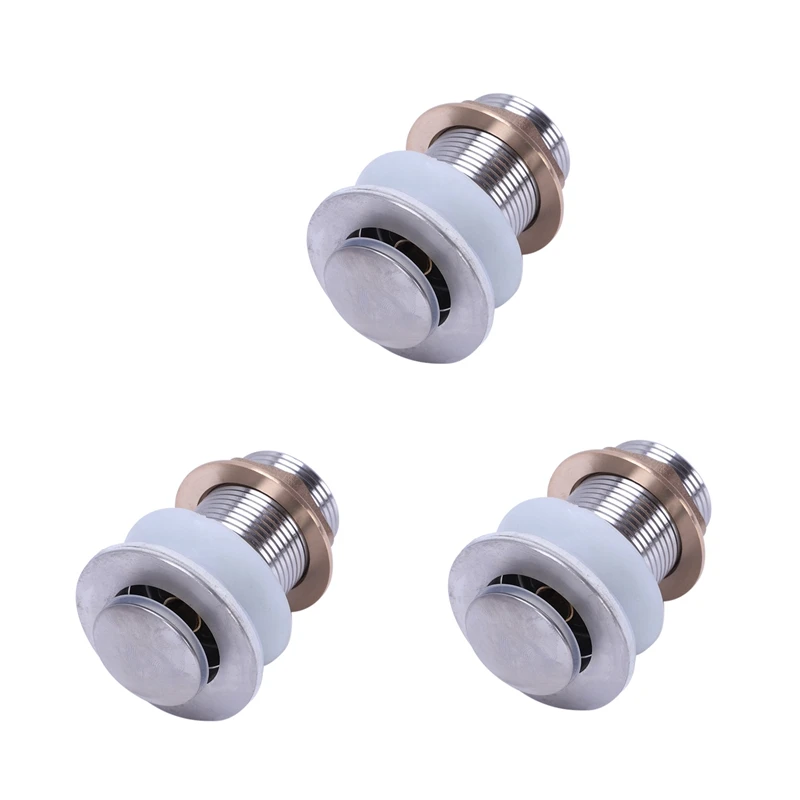 

Hot SV-3Pcs 8 Cm Plug -Up For Automatic Sink Wash Basin Without Overflow