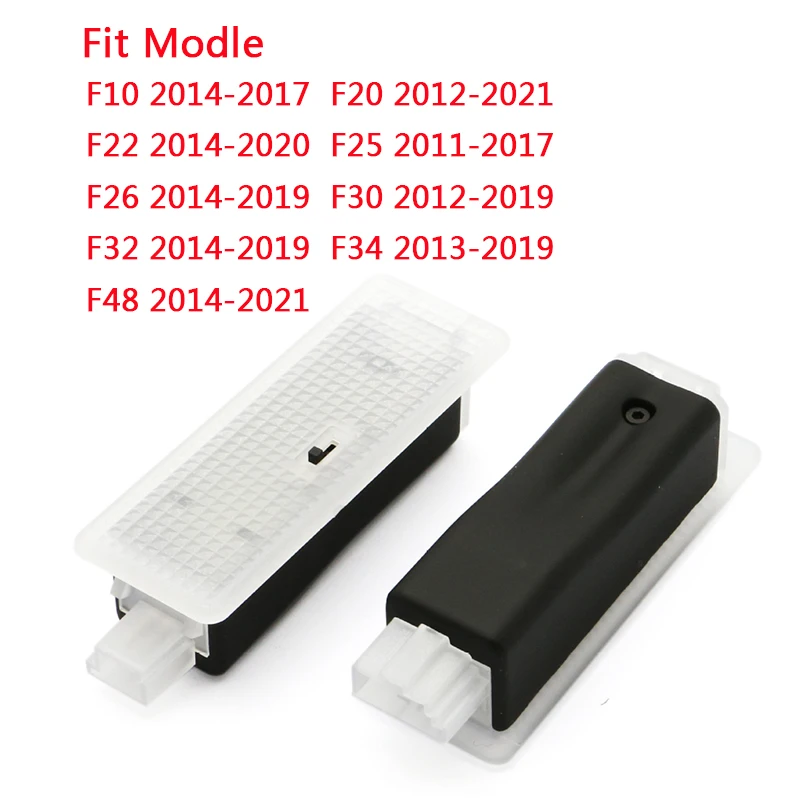 2 шт. салон автомобиля светодиодная лампа для ног окружающий свет атмосферная BMW