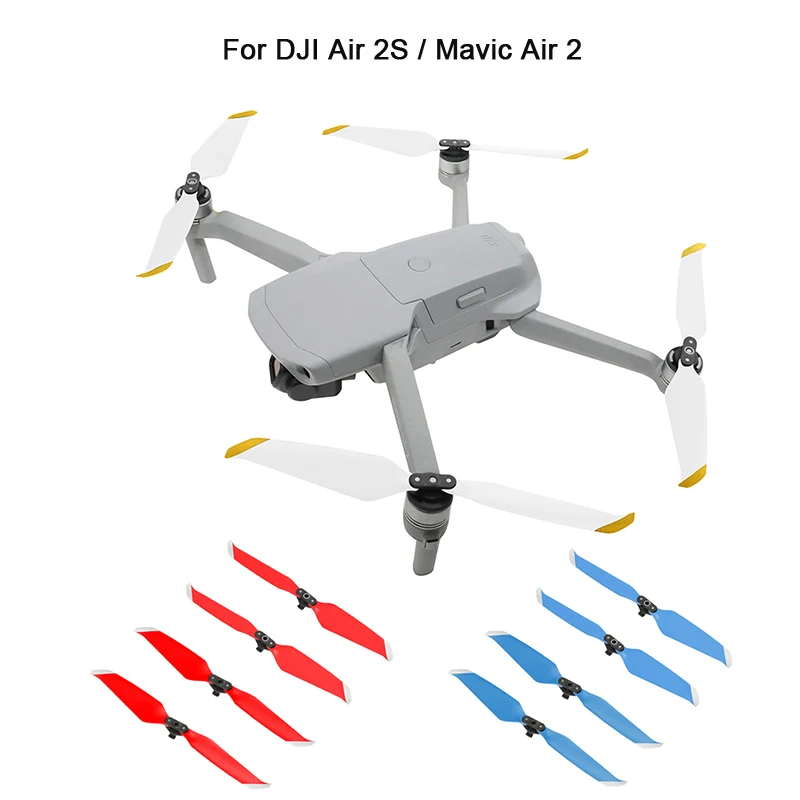 

Propellers For DJI Air 2S / Mavic Air 2 Drone Props Blade 2 Pairs Low Noise 7238F Propeller Replacement Wing Fans Accessories