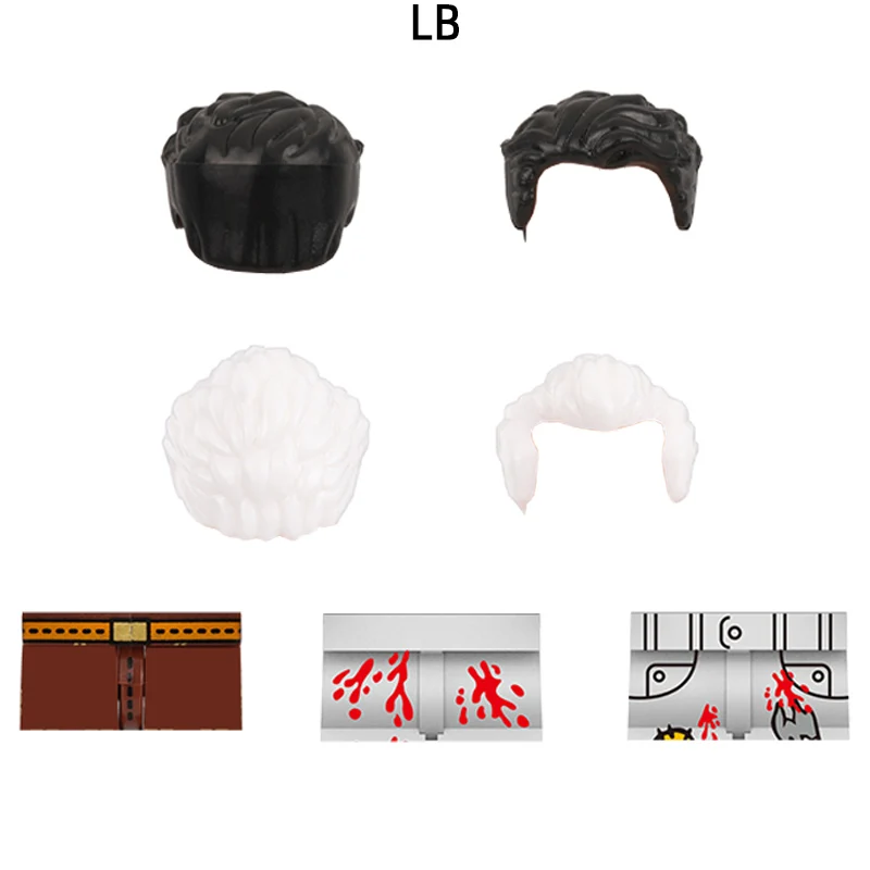 Мафия татуировка гангстер Хэллоуин зомби модель блоки MOC набор кирпичей подарки