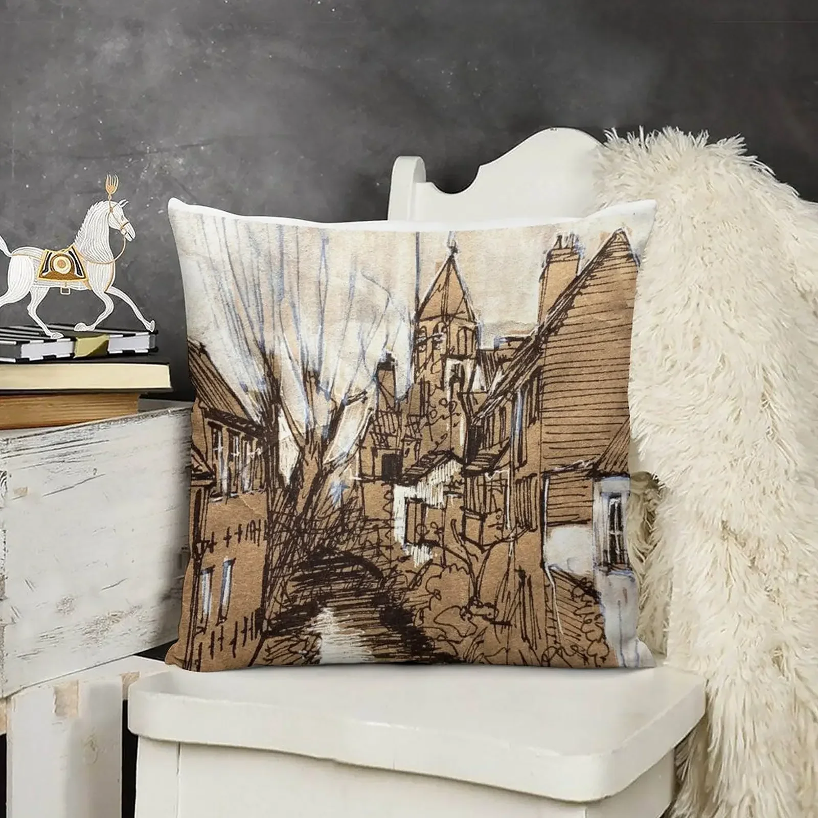 Чехол для подушки Bruges dec 2020 PRINTED