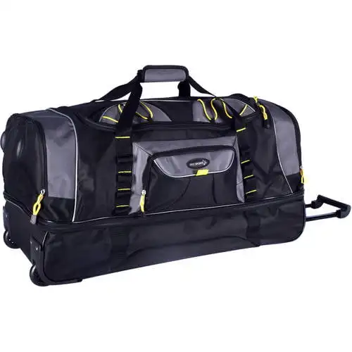 

Unique 30" 2-Section High-Quality Drop-Bottom Rolling Duffel Travel Luggage - Ideal for All-Purpose Creations of Busy and Advent