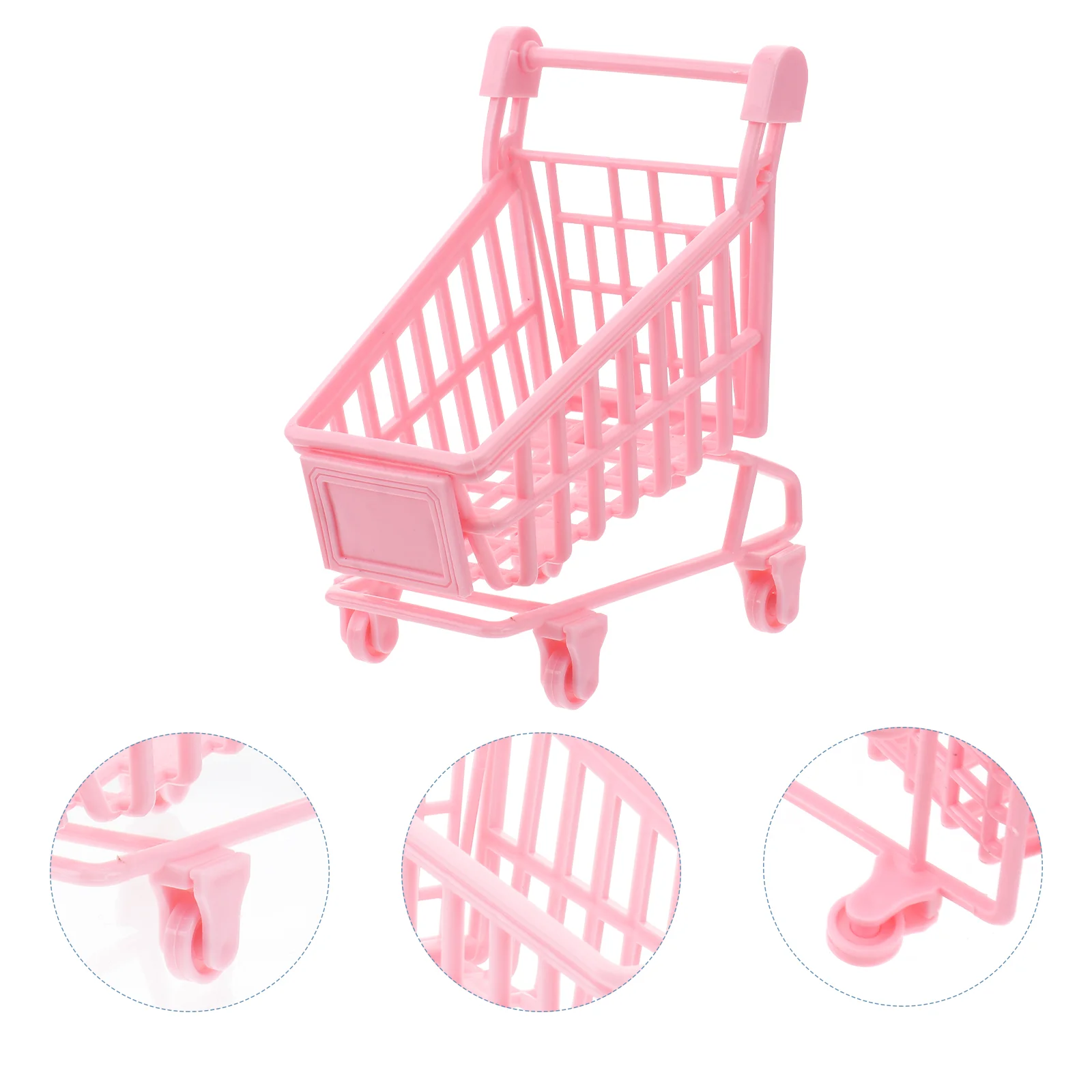 

Cart Shopping Toy Mini Trolley Grocery Supermarketstorage Basket Kids Miniature Kid Small Toddler Trolly Desktop Handcart
