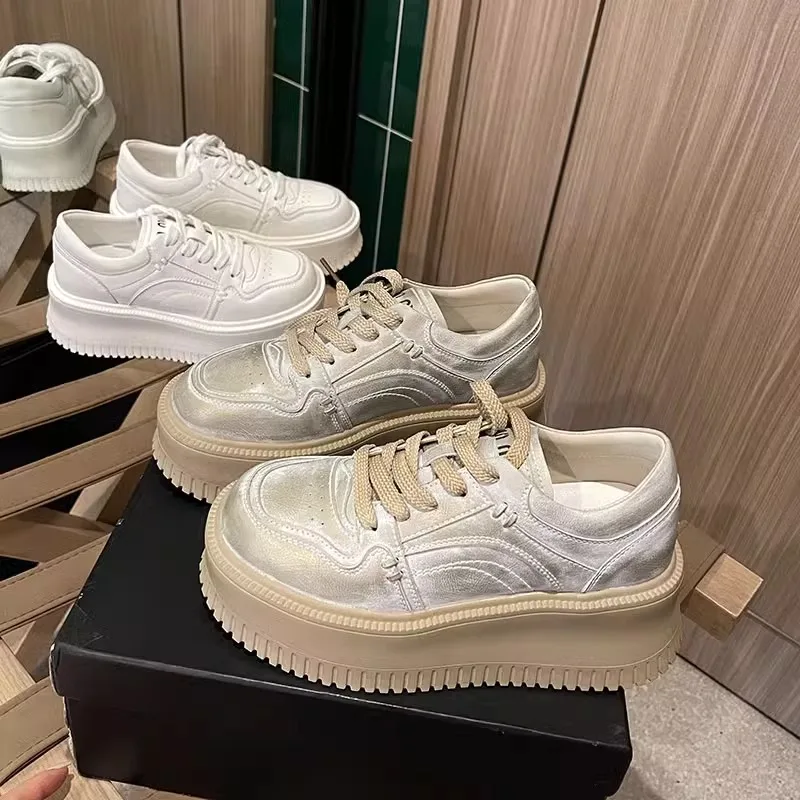 Кроссовки женские в стиле ретро повседневная Уличная обувь на шнуровке дышащие