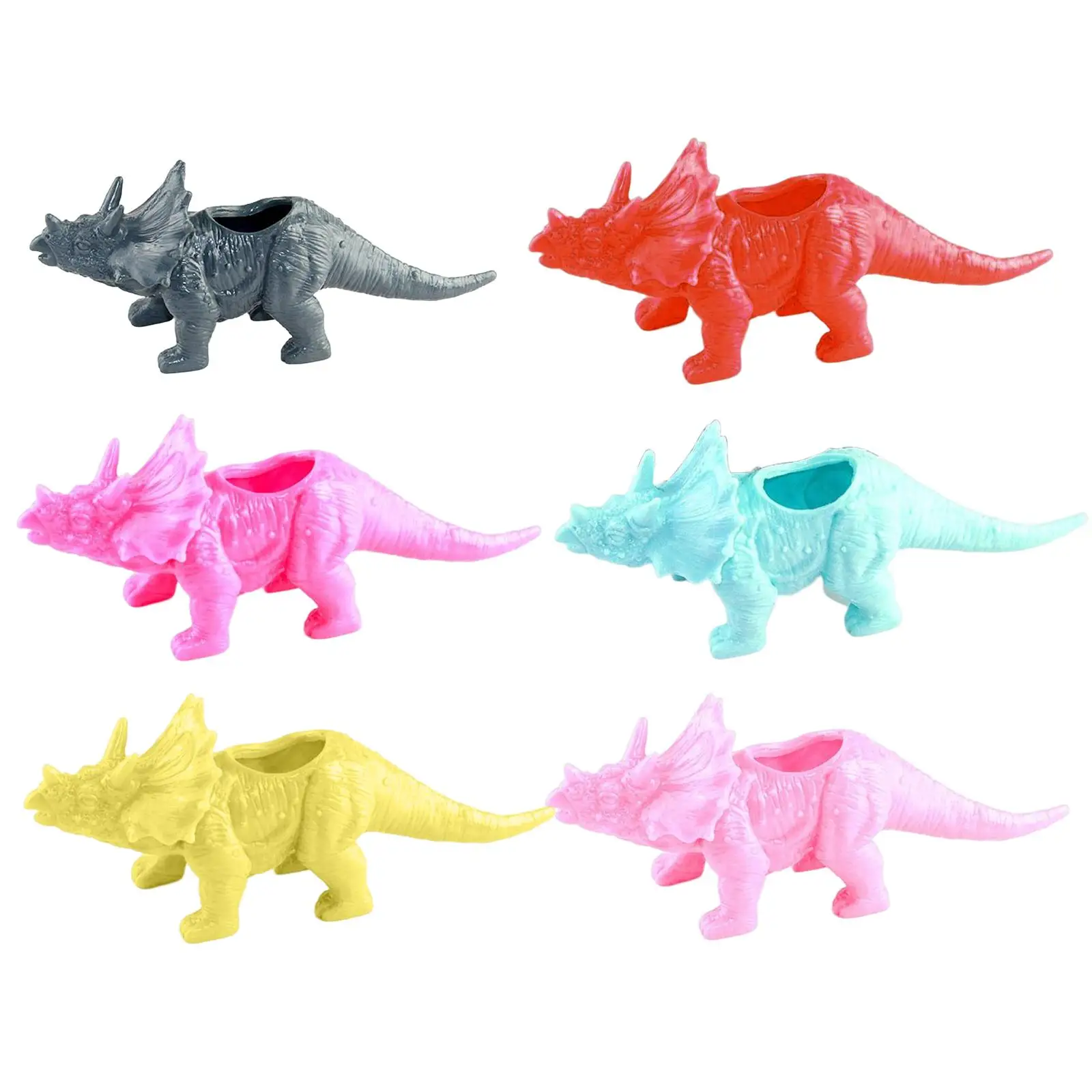 

Миниатюрный цветочный горшок в виде динозавра, суккулента, украшение для художественного подарка, настольный офис