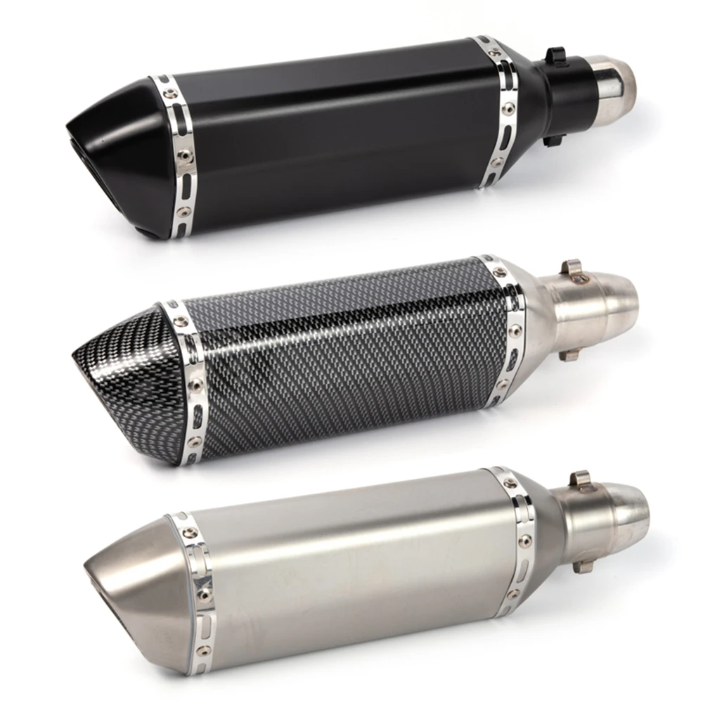 Универсальная выхлопная труба для мотоцикла 370 мм 51 с бесплатным логотипом Yamaha MT