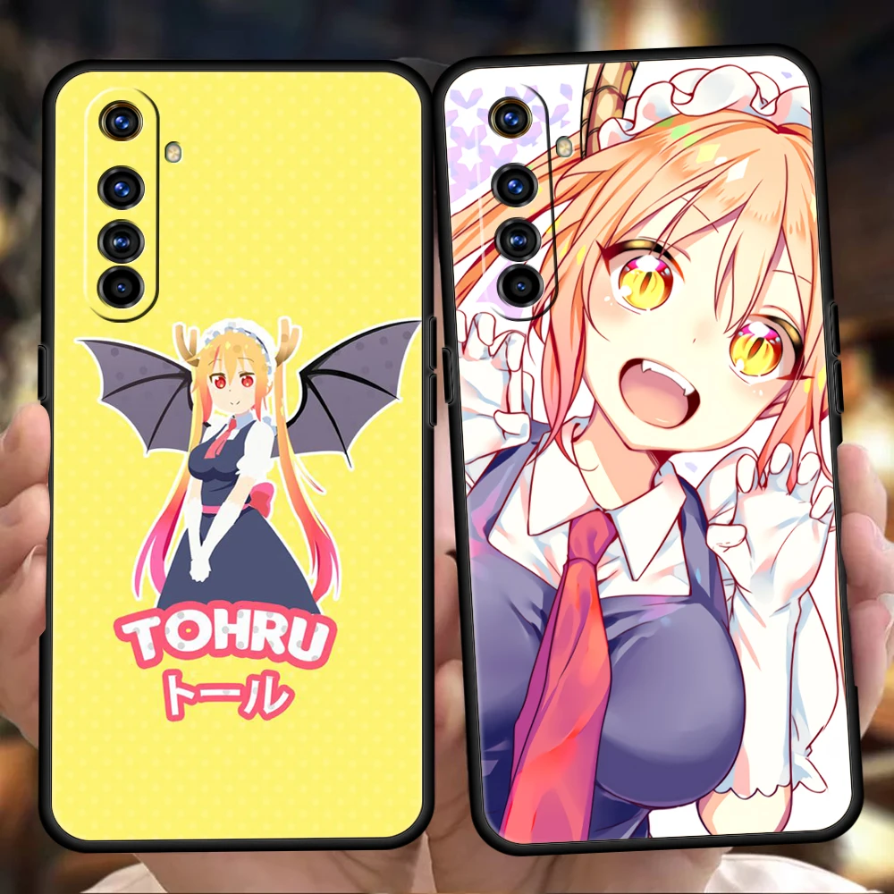 

Чехол для телефона Miss Kobayashis Dragon Maid Phoen, чехол для Realme 8i 9i 9 8 7 6 Pro C25 C21 C11 C3 GT2 Pro Plus, силиконовый ударопрочный ТПУ