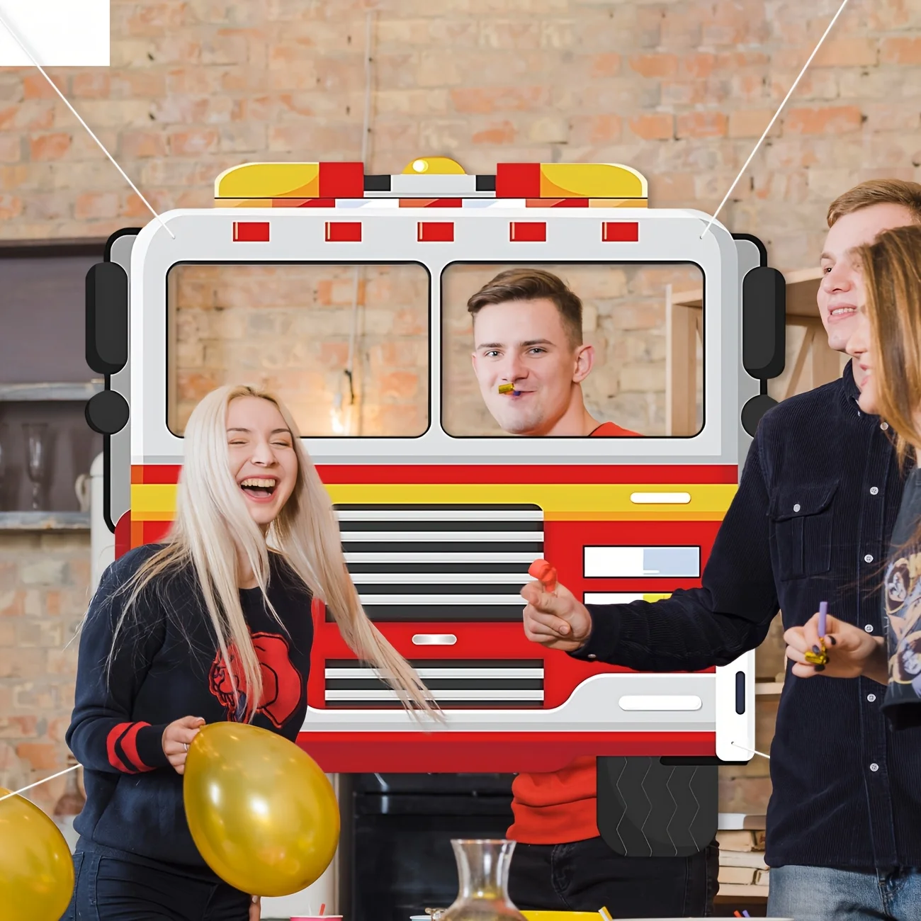 

Плоский баннер пожарная машина из полиэстера