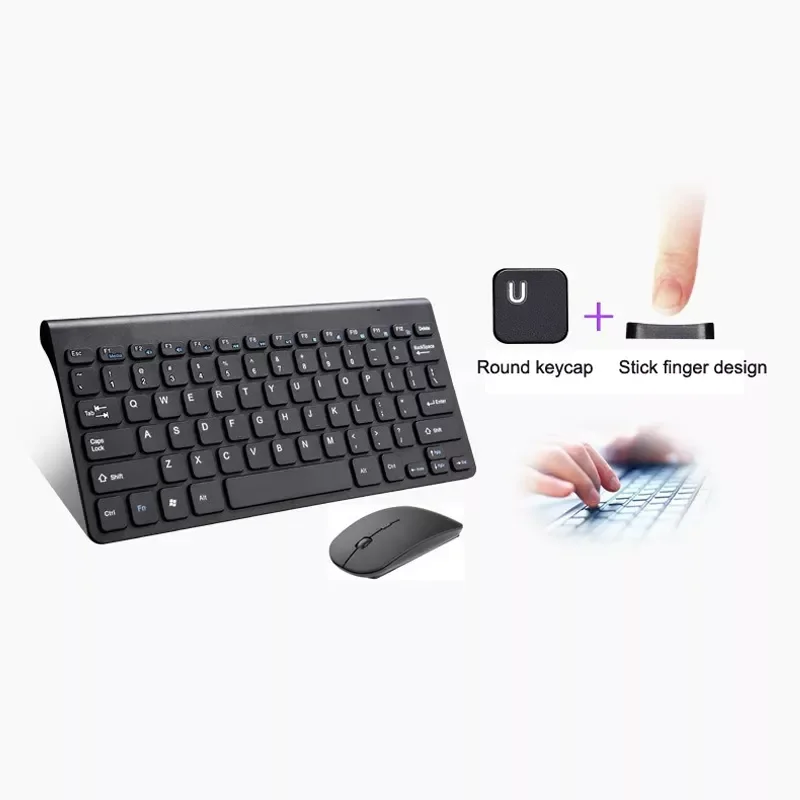 

Wireless Mouse Keyboard For Laptop Desktop Mac Computer Home Office Ergonomic Gaming Keyboard Mouse Combo Multimedia