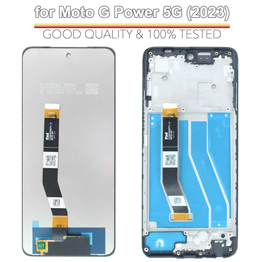 Фото Проверенный ЖК-дисплей для Motorola Moto G Power 5G 2023, сенсорный экран в сборе для Moto G Power 5G 2023 XT2311-1-2-3 №5