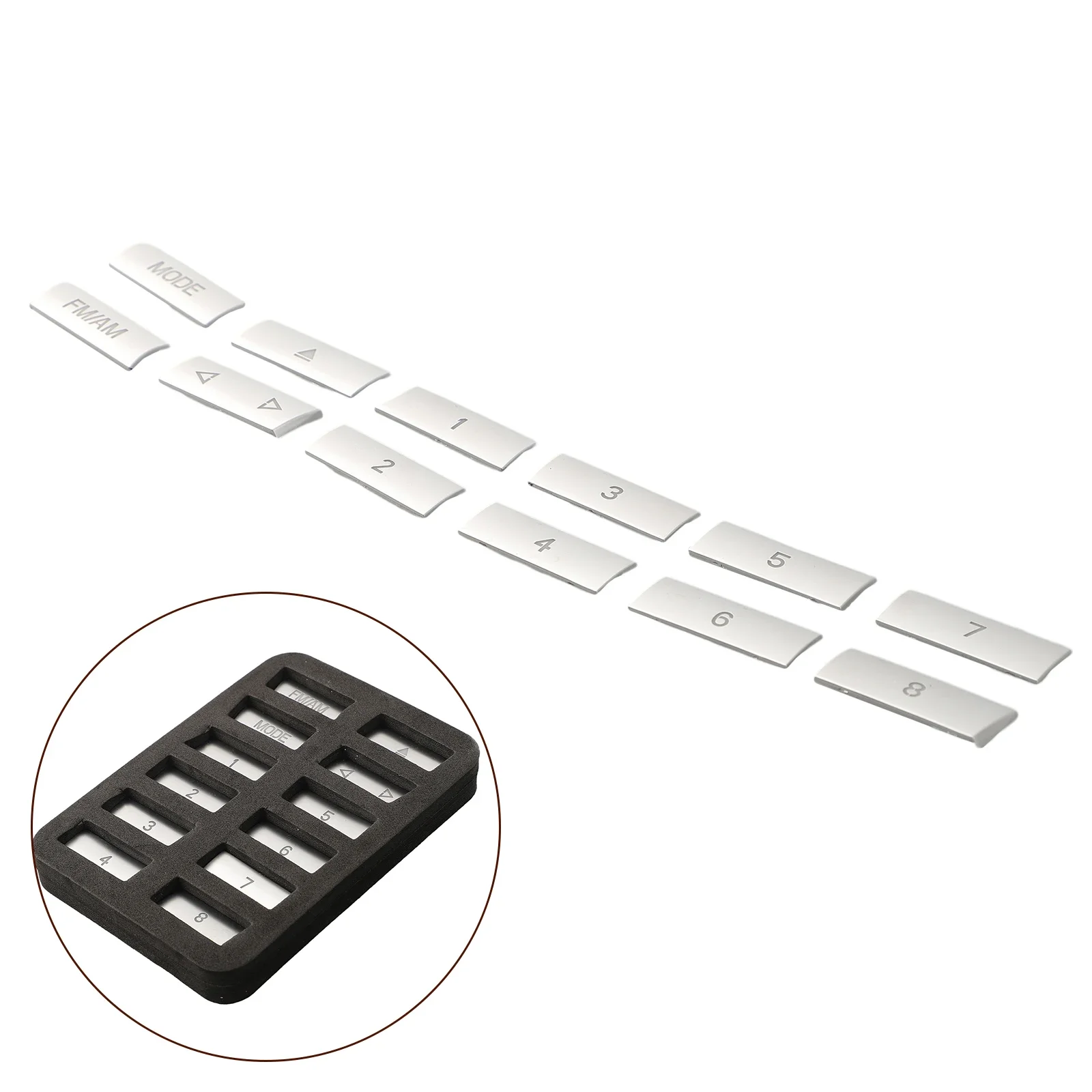 12 шт./комплект водонепроницаемые кнопки FM/AM для консоли