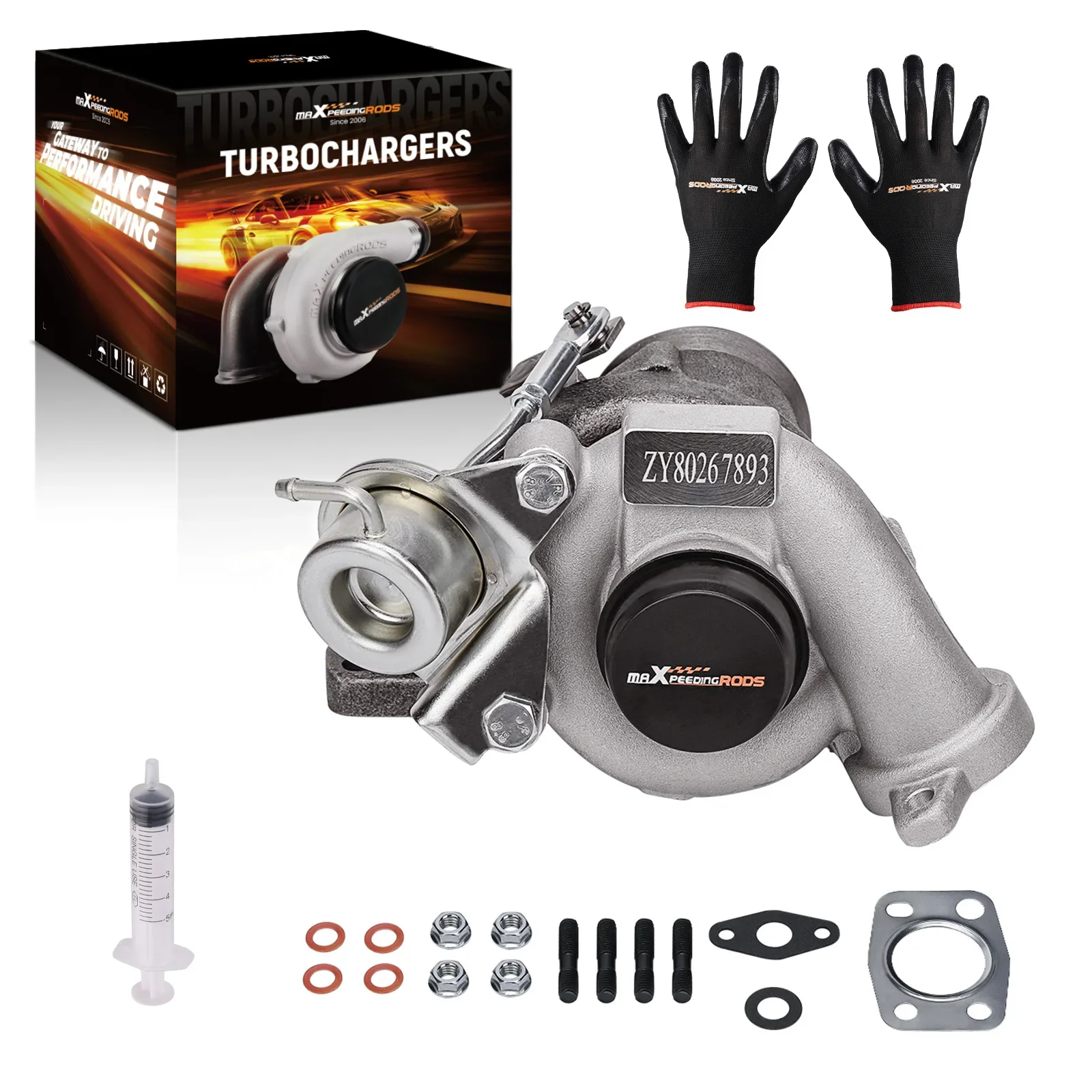 Фото Турбокомпрессоры TD025 для Peugeot 207, 307, 308, Partner 1.6 2005- 49173-07508 DV6B DV6ATED4 DV6UTED4 №1