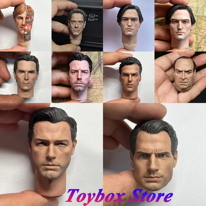 1/6 изящная голова Лепка Бэтмен домохозяйка темный черный супергерой бен афлекк