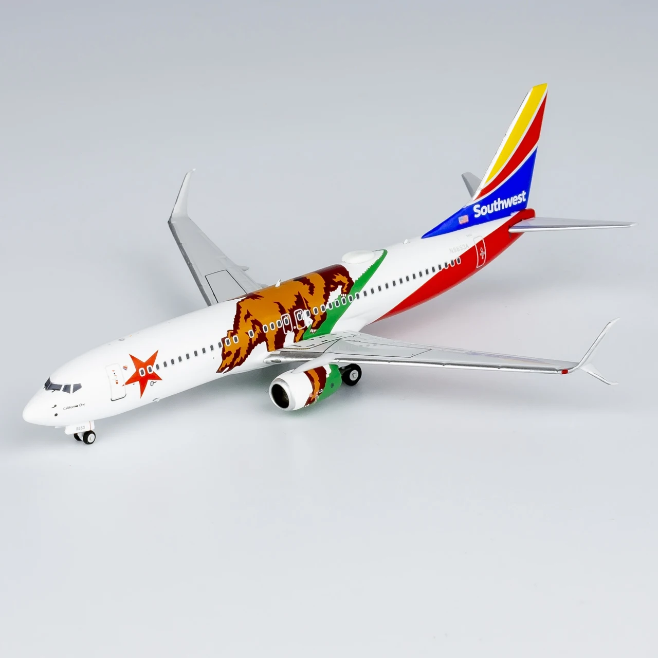 Коллекционный самолёт из сплава 58211 подарок NG модель 1:400 Юго-Восточной