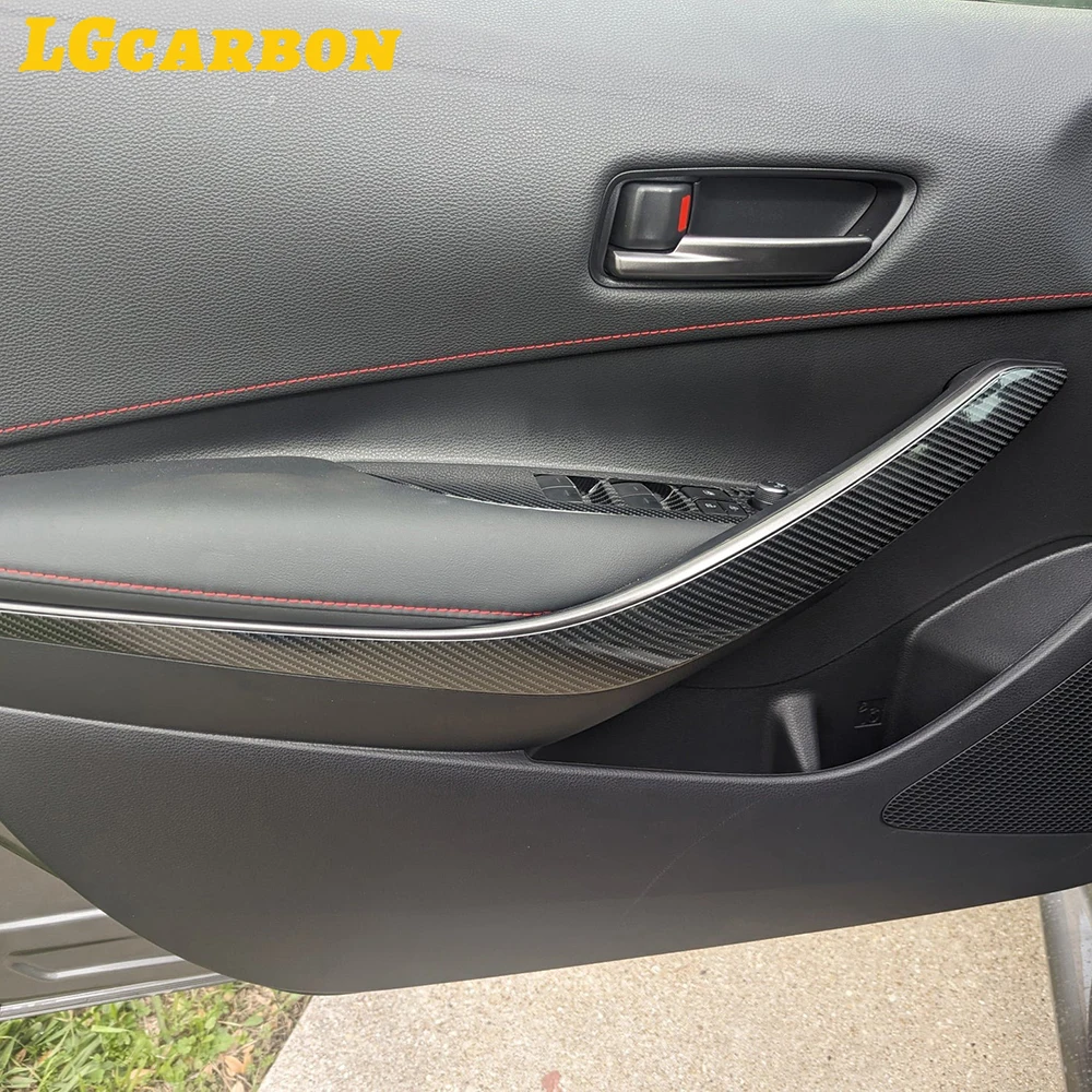 LGCarbon для Toyota GR Corolla 2023up внутренняя дверная панель из настоящего углеродного