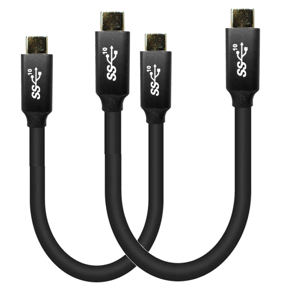 0 5 м 1 100 Вт PD быстрая зарядка USB 3.1 Gen2 двойная головка Type-C с чипом электронного