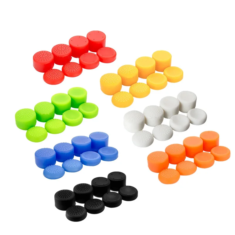

8pcs/Lot Game Accessory Protect Cover Silicone Thumb Stick Grip Caps for PS4 PS3 for Xbox 360 for Xbox one Game Controllers