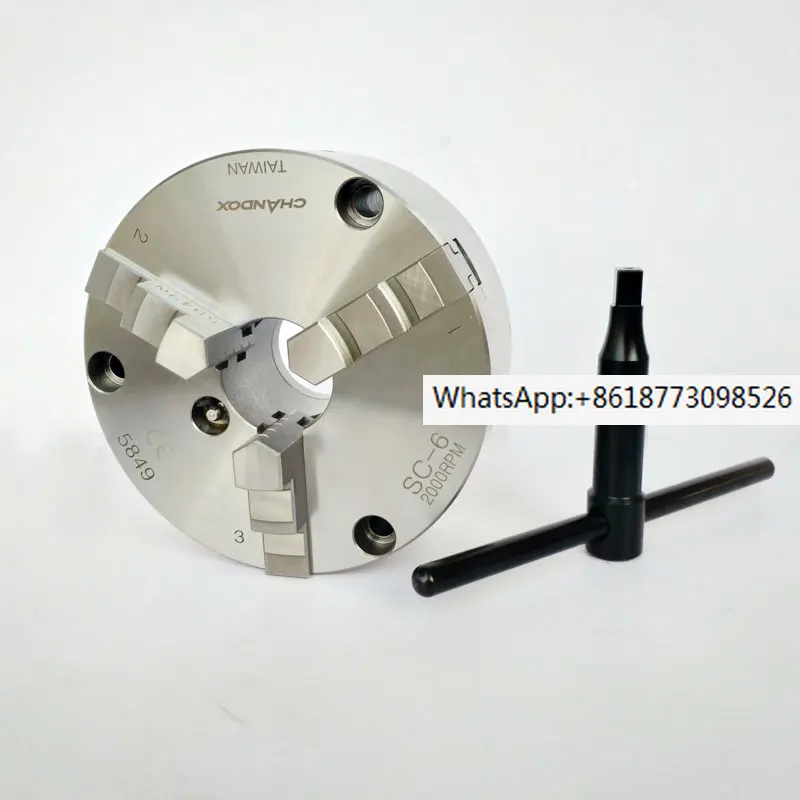 

Taiwan Qiandao CHANDOX chuck three jaw chuck SC-04 lathe three jaw self centering chuck 4 inches 112MM