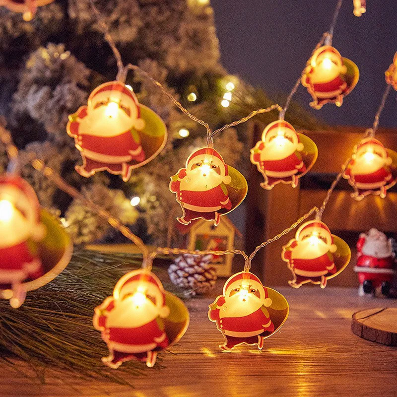 

Santa Claus LED Fairy Light Window Curtain Garden Atmosphere Lights String Xmas Tree Hanging Ornament Wedding Party Decoration