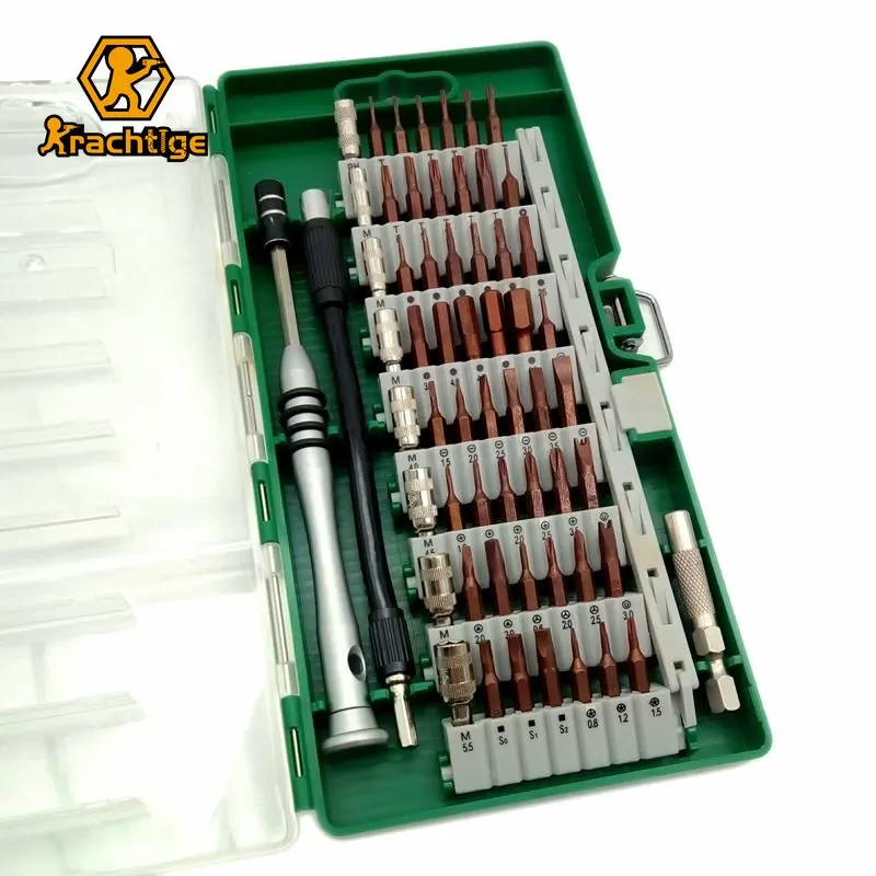 Cheap Krachtige 60 in1 مفك برغي دقيق بت مجموعة عالية الجودة أداة إصلاح مفك مجموعات ل هاتف محمول أدوات الكمبيوتر المحمول