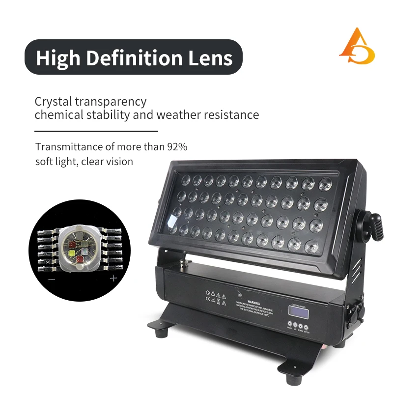 44x10 Вт RGBW 4 в 1 светодиодный прожектор IP65 водонепроницаемый сценический