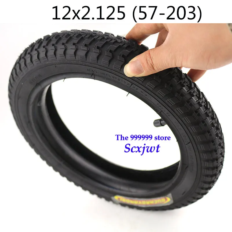 

Super quality Bike Stroller Urban Electric Scoote Tire Set 12 1/2 x 2 1/4 inner and outer tyre 12 * 2.125 57-203 tube tyre