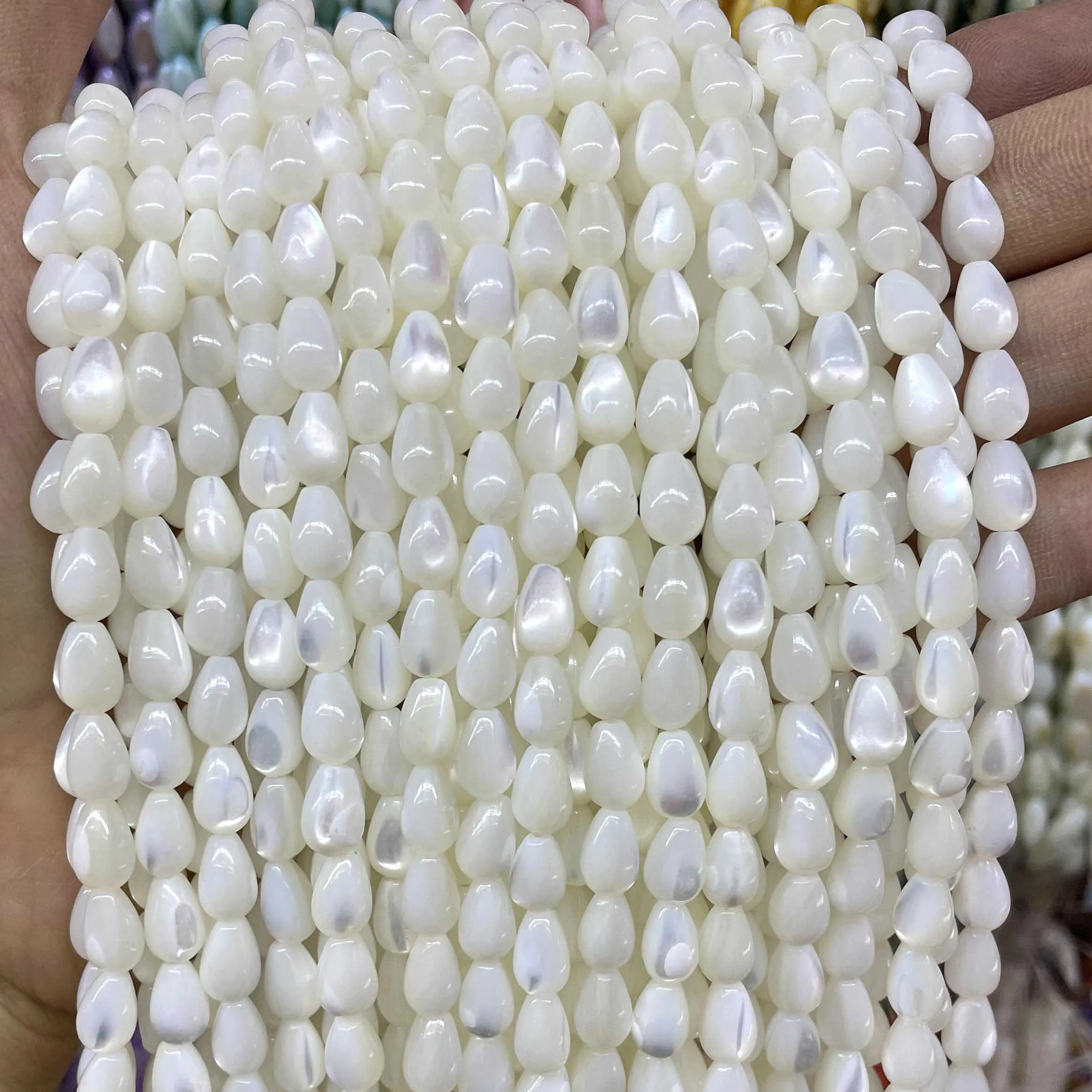 Швабра из натуральных бусин 4/5/6 мм