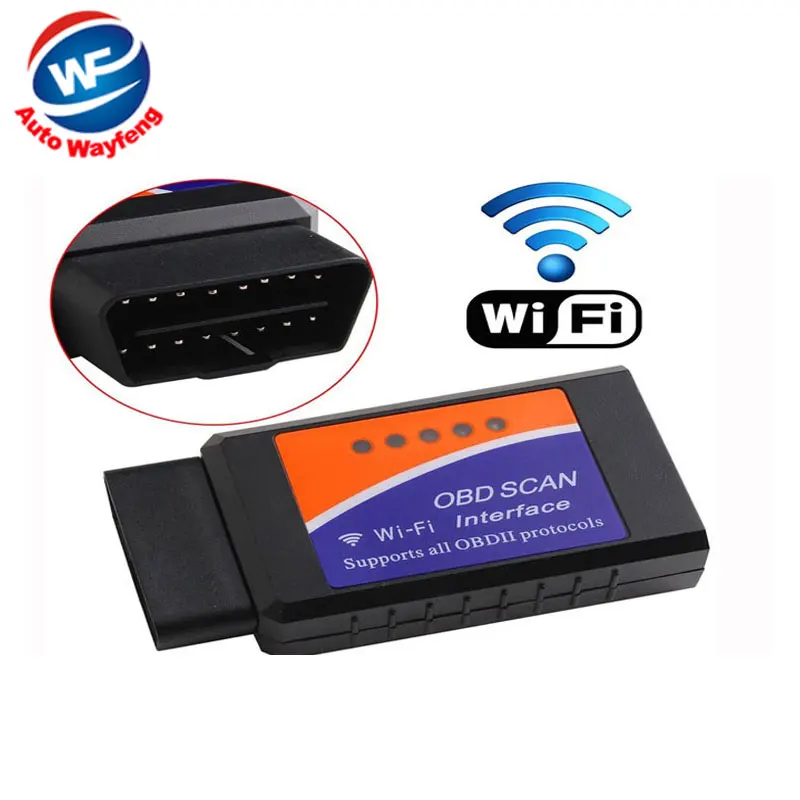 

Price Best Quality V1.5 ELM327 WIFI OBD AUTO CHECKER OBD2 / OBDII Scanner On IOS Android ELM 327 WIFI Diagnostic Tool